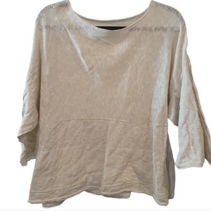 White sweatshirt crewneck cozy versatile cotton comfy